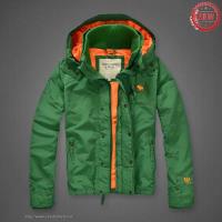 heren abercrombie fitch jassen hooded 1892 moose logo groen oranje Voor Wholesale z4e72210